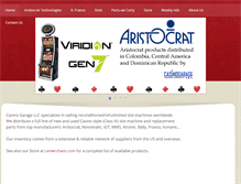 Tablet Screenshot of casinogarage.com